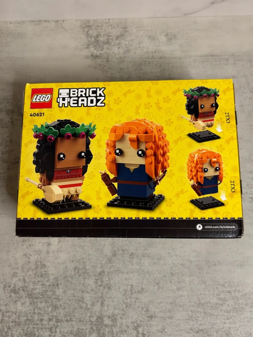 Lego Disney BrickHeadz Moana and Merida Set (#40621)